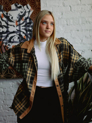 Plaid Multi Mustard Shirt