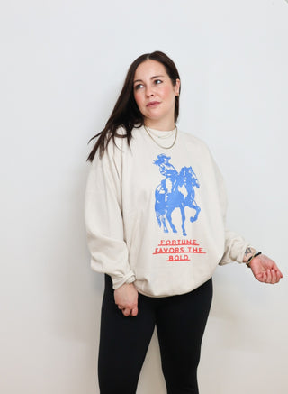 Fortune Favors the bold [crewneck]