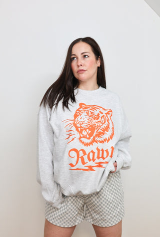 Rawr [crewneck- orange]