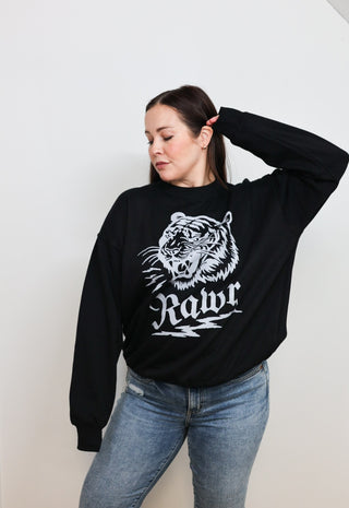 Rawr [crewneck- white]