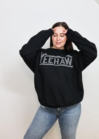 Yee haw checkered [crewneck]