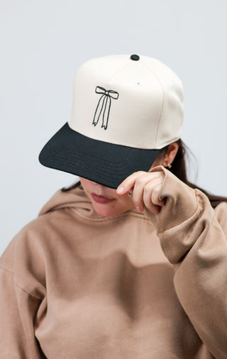 Bow [Two tone Hat]