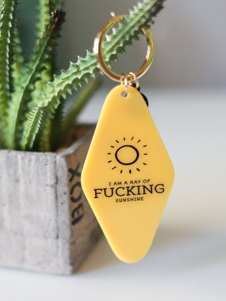 I am a fucking Ray of Sunshine [Keychain]