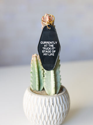 Fuck it stage of life [keychain]