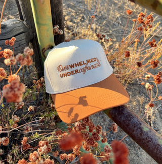 Overwhelmed & Under Caffeinated [Two Tone Hat]