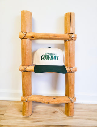 I dont need Luck Cowboy [Two Tone Hat]