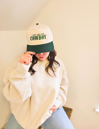 I dont need Luck Cowboy [Two Tone Hat]