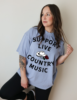 Support Live Country Music[Tee]