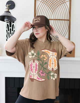 Flower Boots [tee]